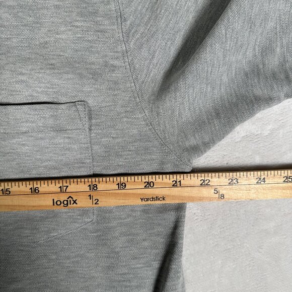 L.L. Bean Polo Shirt Men Size M Gray Short Sleeve 100% Cotton Single Pocket - Picture 5 of 9